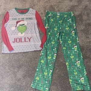 Grinch Women Pajamas Size Small